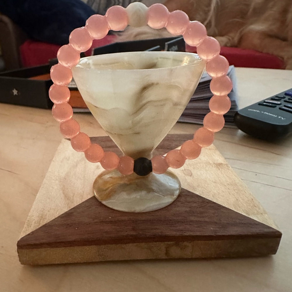 Lokai Pink breast cancer bracelet